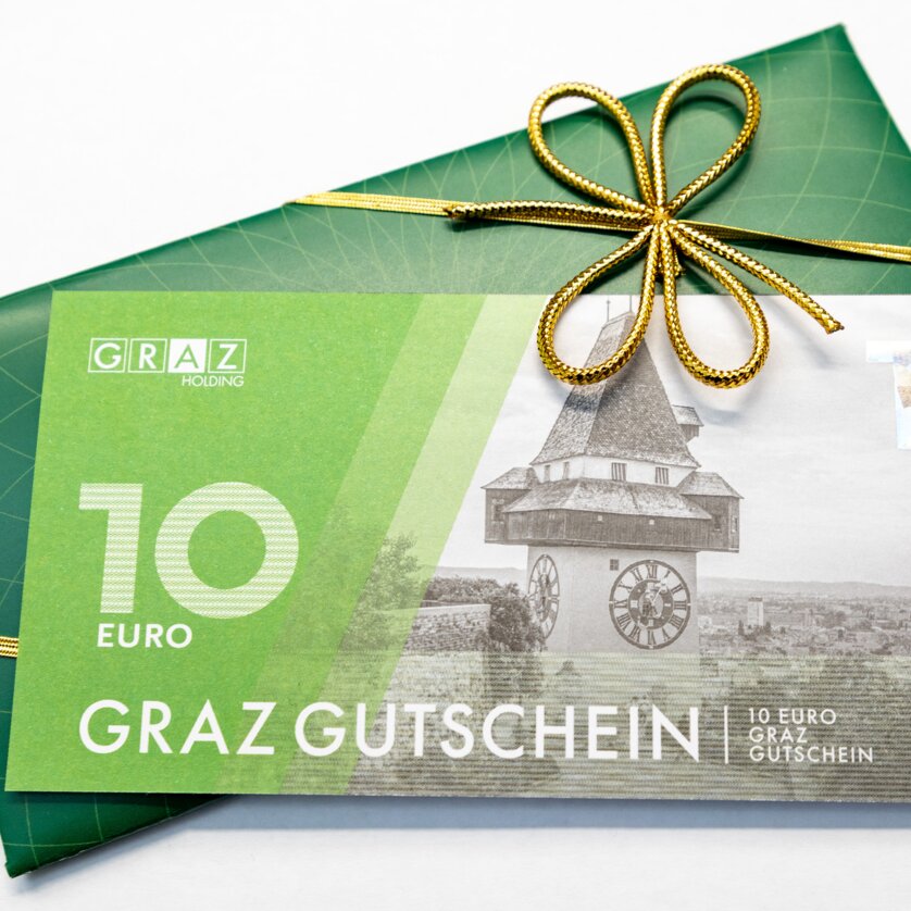 GrazGutschein Freude mit Gutscheinen schenken Graz Tourismus